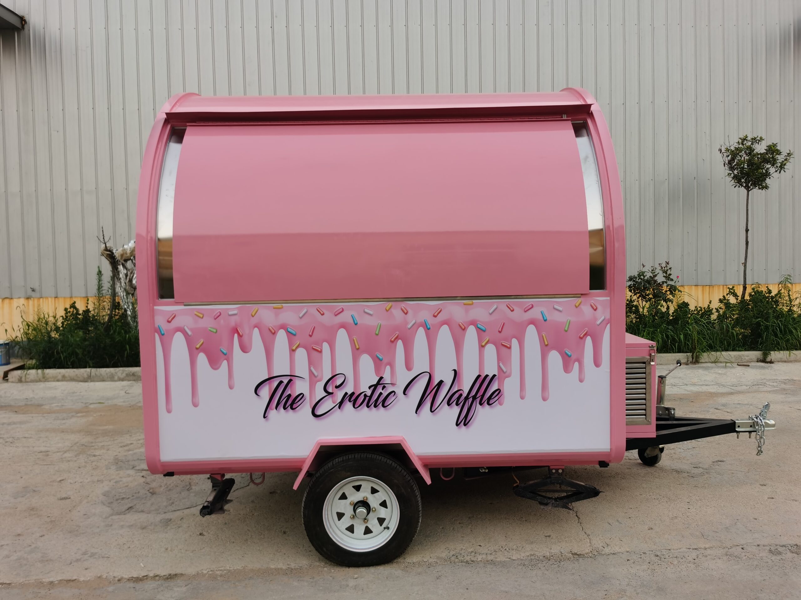 soft serve ice cream concession trailer