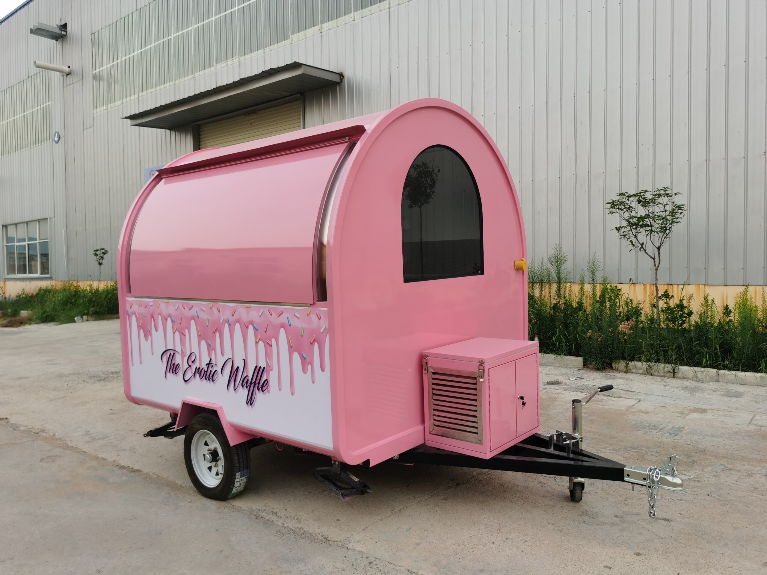 soft serve ice cream concession trailer with hitch