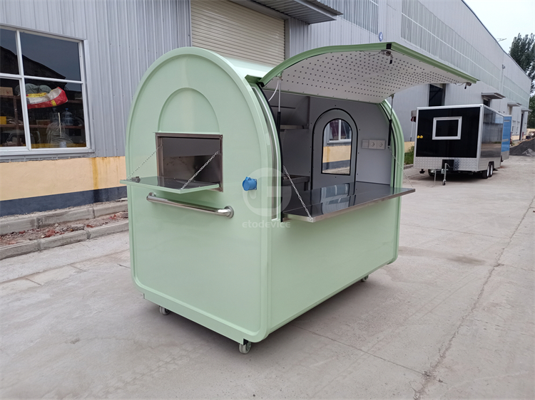 street vending food kiosk