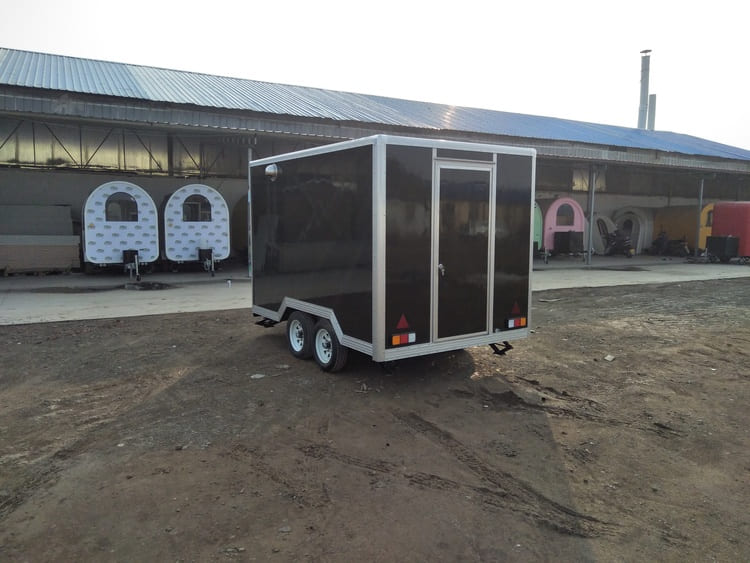 Enclosed BBQ Trailer