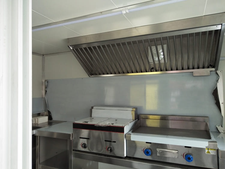 the layout of the catering trailer for sale near me