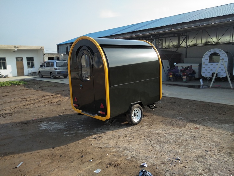 the side of the vending trailer for sale