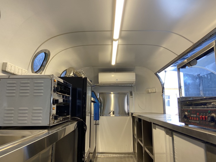 Custom Airstream Food Trailer Bar Layout