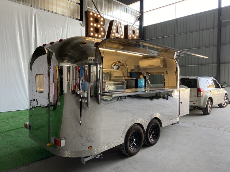 New Custom Airstream Food Trailer Bar in Stock