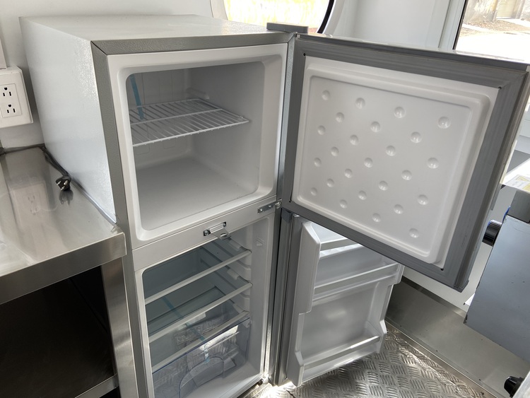 espresso trailer with fridge