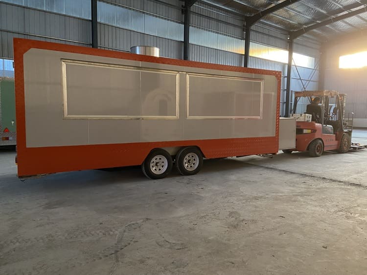 19ft mobile enclosed pizza trailer for sale