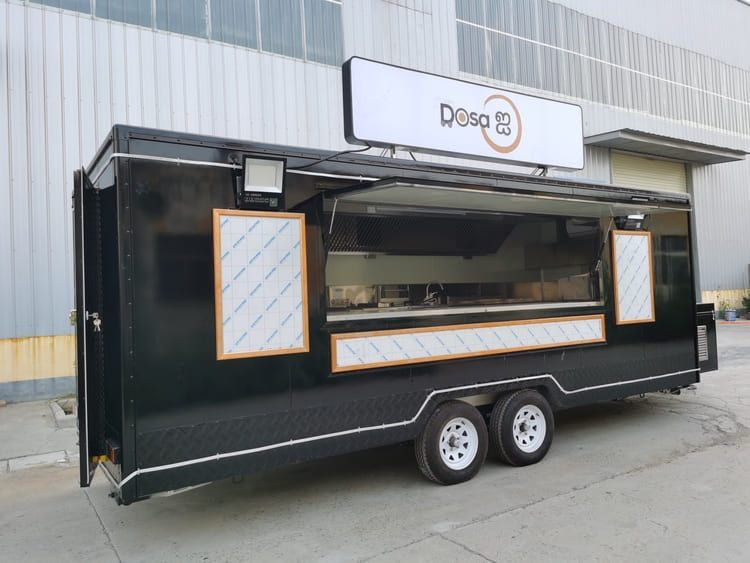 19ft mobile kitchen food catering trailer for sale