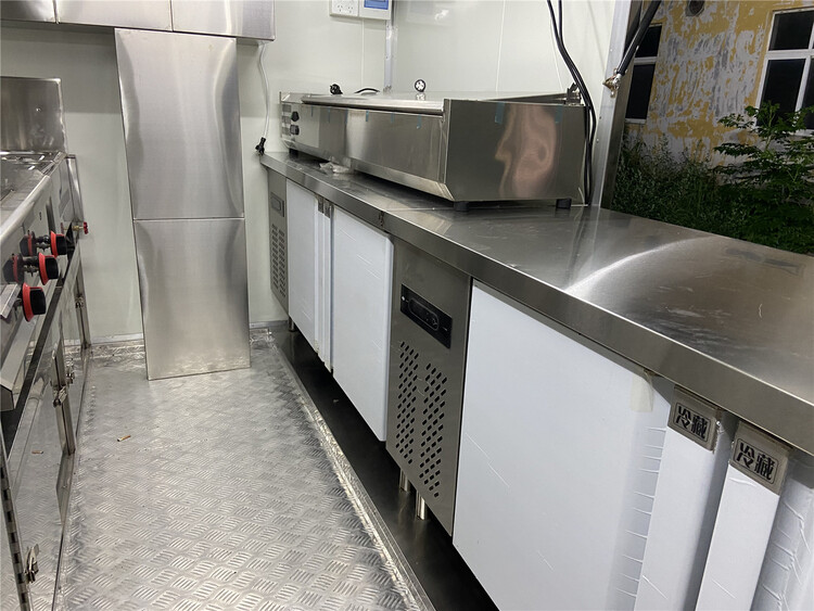 19ft High-end Mobile Kitchen Trailer with Commercial Kitchen Equipment