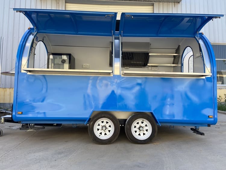 Hot Mobile BBQ Catering Trailer for Sale in the USA