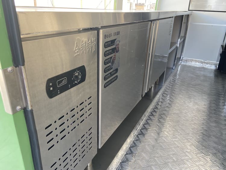 cheap new food trailers with fridge for sale