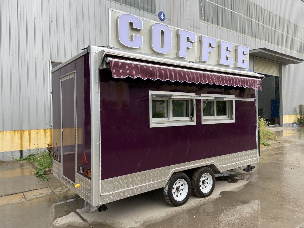 custom coffee shop trailer for sale near me