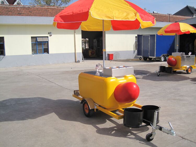 Small Mobile Hotdog Stand Cart for Sale