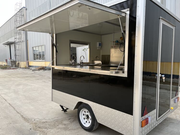 enclosed hot dog trailer with fire suppression system for sale