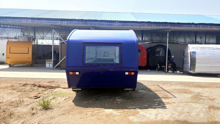 hamburger food trailer with tail light