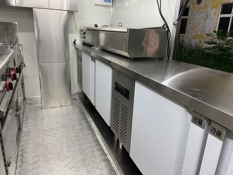 large catering trailer with fridge and freezer for sale