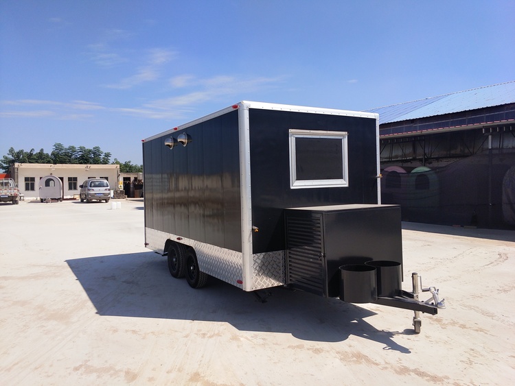 mobile fast food caravan