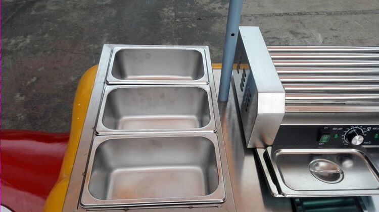 Small Mobile Hotdog Stand Cart for Sale