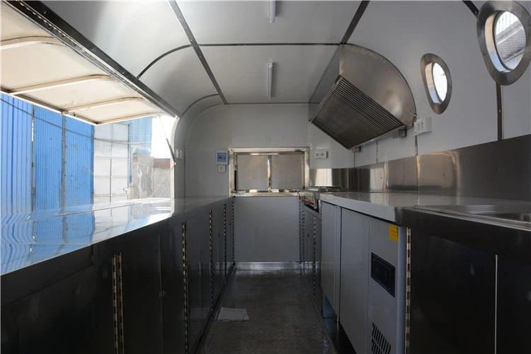 16ft Custom Airstream Food Trailer for Mobile Catering