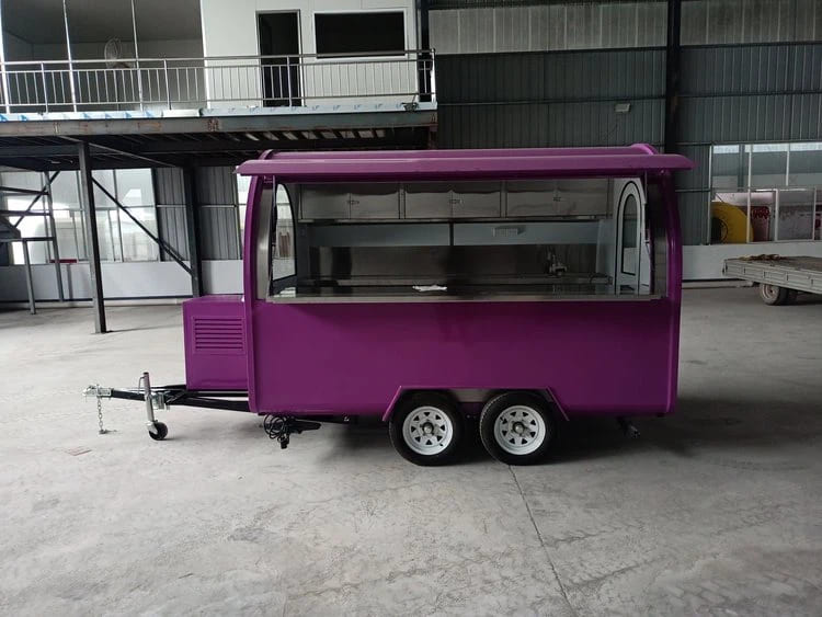 Fully Equipped Mobile Restaurant Trailer for Sale