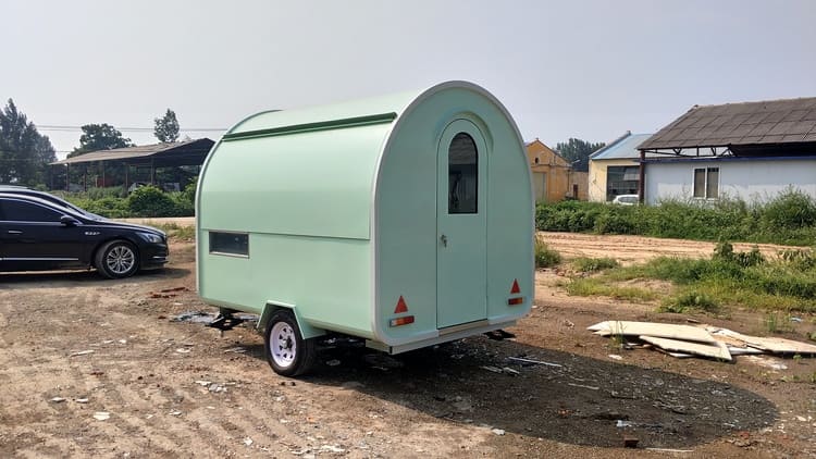 Fully Equipped Mobile Ice Cream Cart Trailer with Freezer Under $4,000