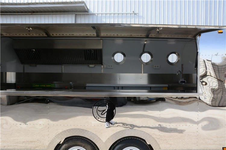 16ft Custom Airstream Food Trailer for Mobile Catering