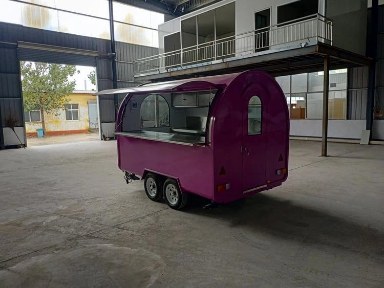 fully equipped mobile restaurant trailer