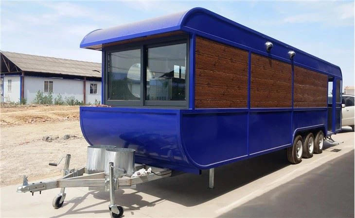 Advanced Fully Equipped Burger Trailer with a Commercial Mobile Kitchen