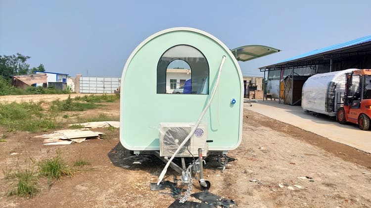 Fully Equipped Mobile Ice Cream Cart Trailer with Freezer Under $4,000