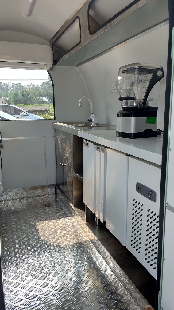 mobile ice cream cart trailer layout