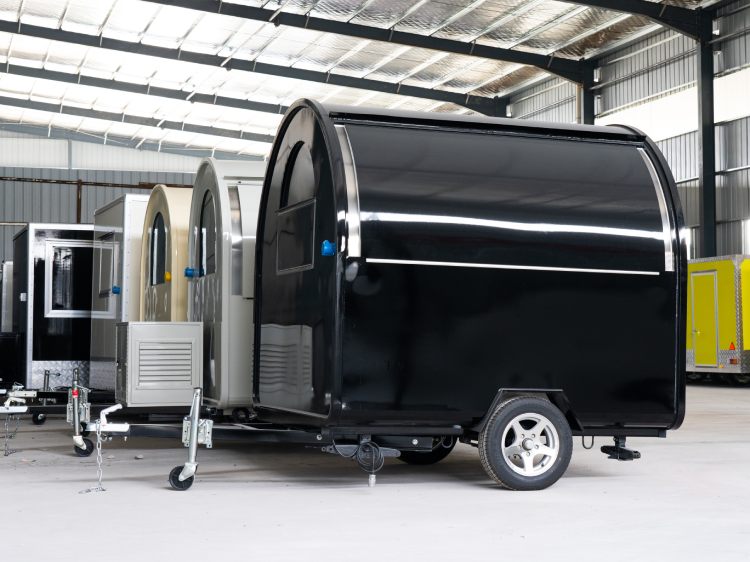 7.2ft Small Food Trailers for Coffee, Ice Cream, Bubble Tea, BBQ, Hotdog, and Street Food