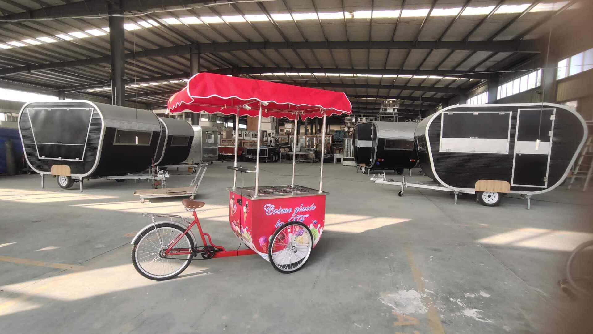 New Tricycle Vending Cart for Ice Cream and Gelato