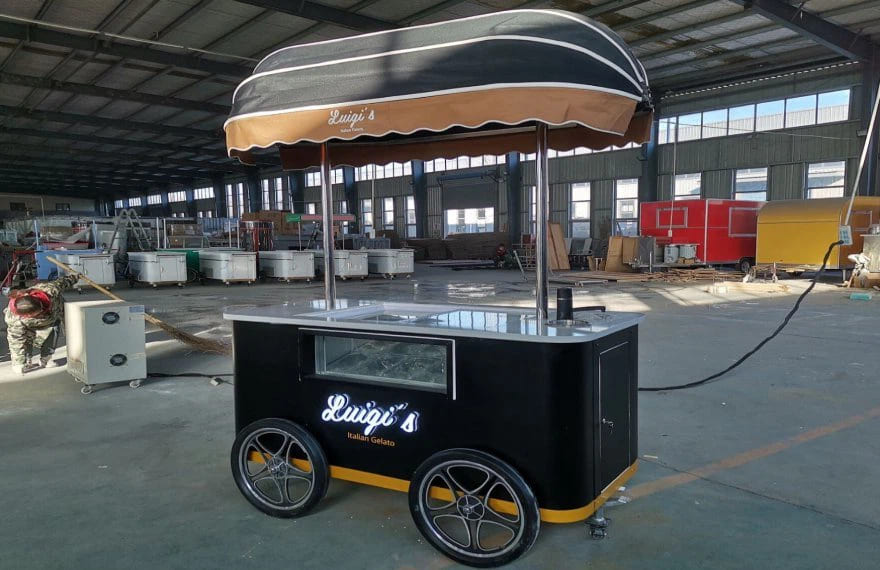 Hottest Vintage Gelato Cart for Wedding