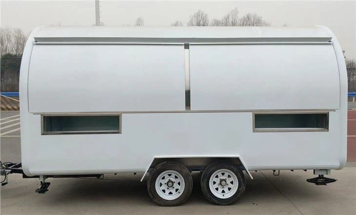 vintage ice cream concession trailer truck