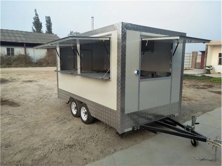 11ft white trailer food van for sale