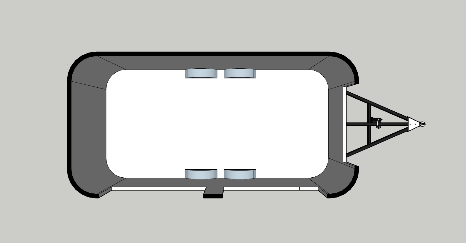 13ft mobile catering trailer floor plan