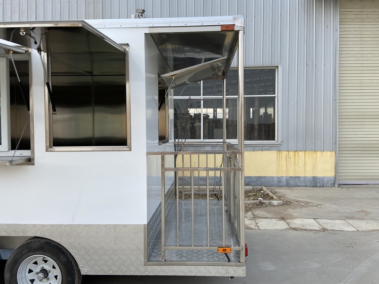 14.7ft Custom BBQ Porch Trailer for Sale