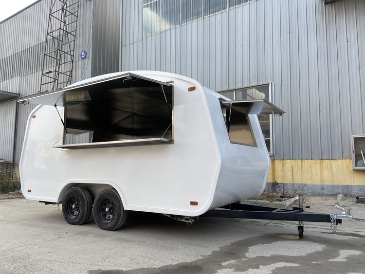 14ft white coffee shop trailer for sale