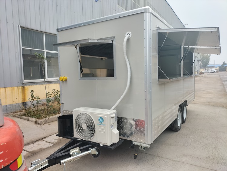 16ft BBQ Competition Trailer with Grill & Fryer