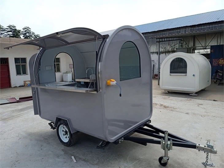 7.2ft Mobile Mini Donut Trailer for Sale