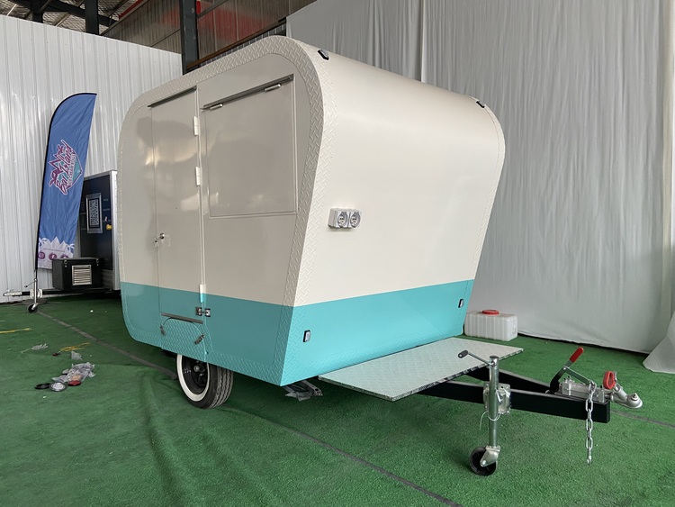 9ft small ice cream food trailer for sale
