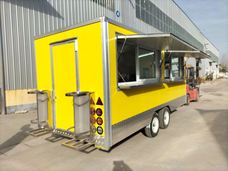 16.4ft Fully Equipped Burger Food Trailer for Sale