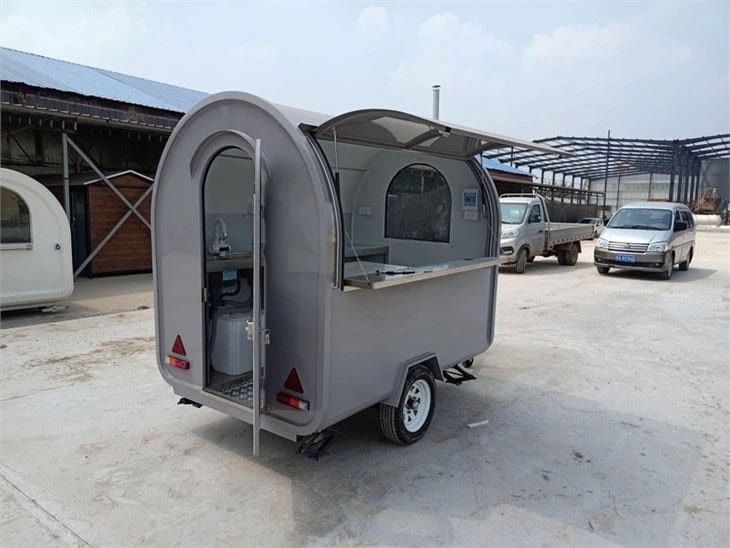 7.2ft Mobile Mini Donut Trailer for Sale