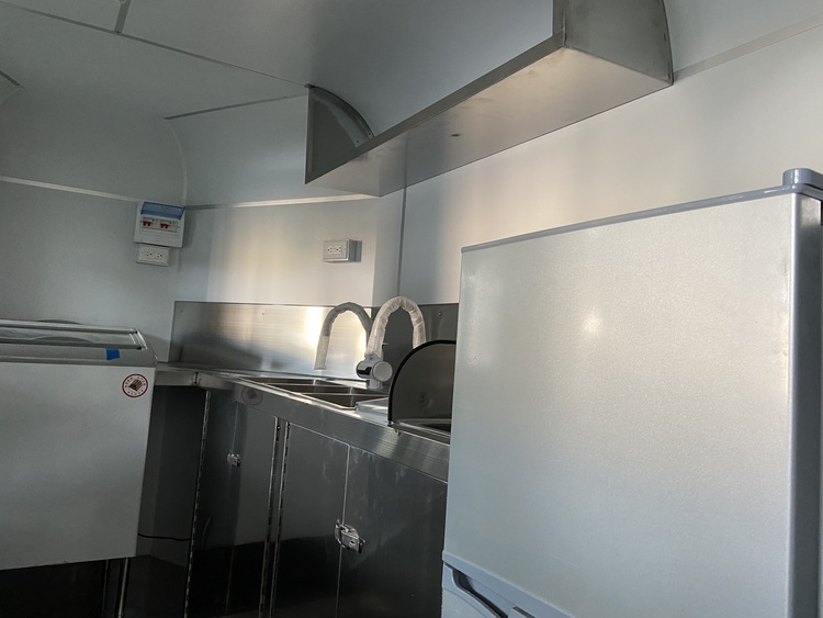 custom ice cream concession trailer layout