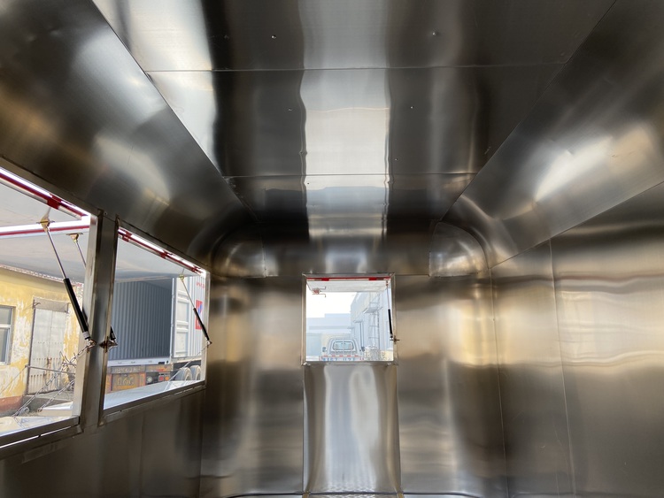 mobile catering trailer interior