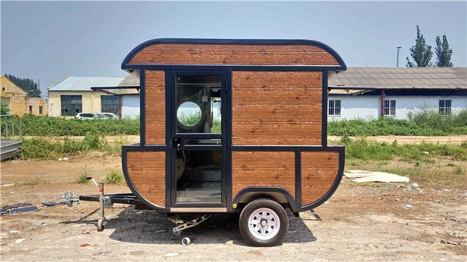 vintage coffee concession trailer in a standard specification