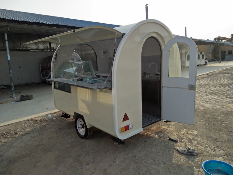 7ft gelato ice cream food trailer for sale