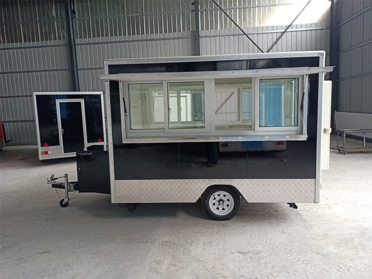 9.3ft Empty Concession Trailer for Sale