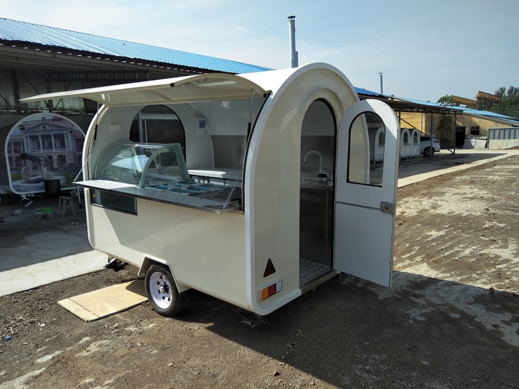 Fully Equipped Gelato Ice Cream Food Trailer for Sale