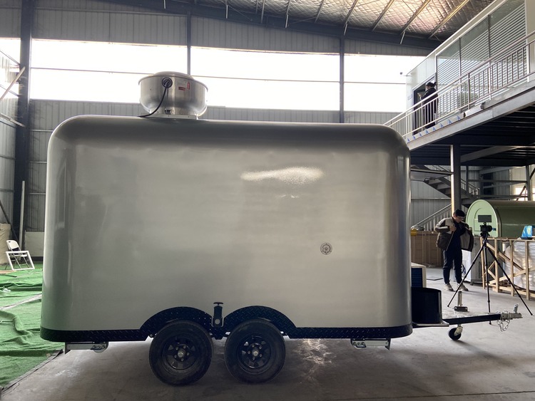 fully quipped mobile commercial kitchen trailer for sale in usa