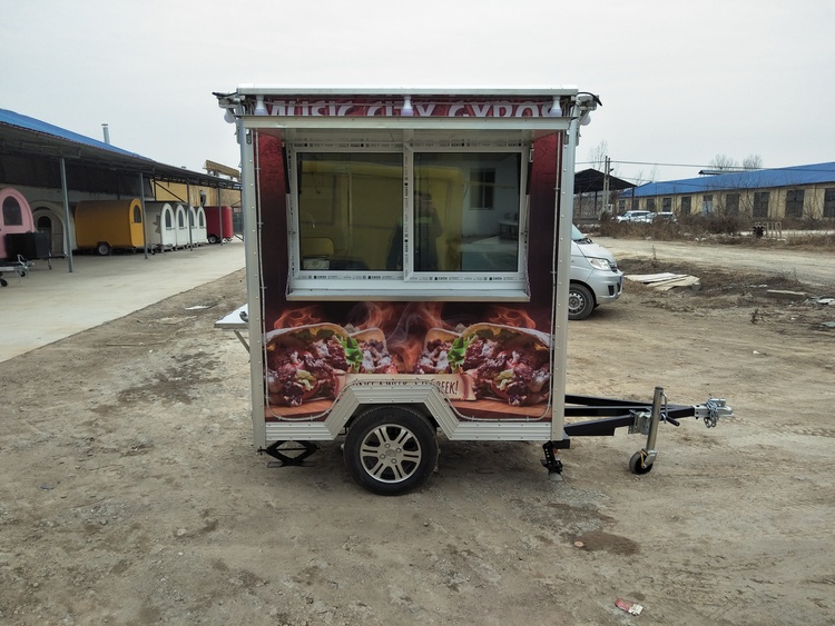 mini mobile BBQ trailer for sale